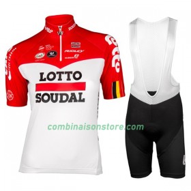 Combinaison Cycliste + Cuissard à Bretelles 2018 Lotto-Soudal Femme N001